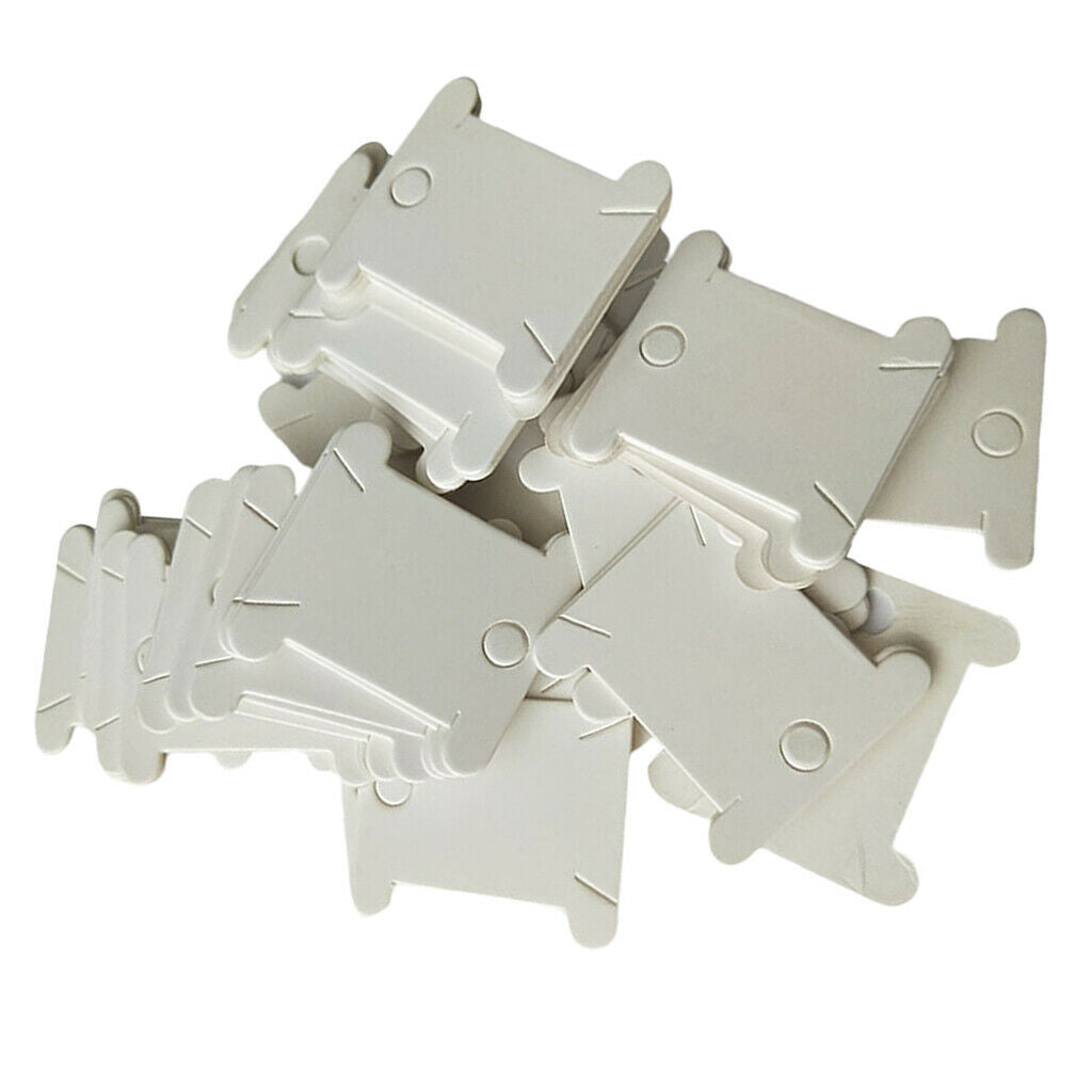 400 Floss Bobbins Thread Bobbin Winding Card Cross Stitch Holder Spool Reel