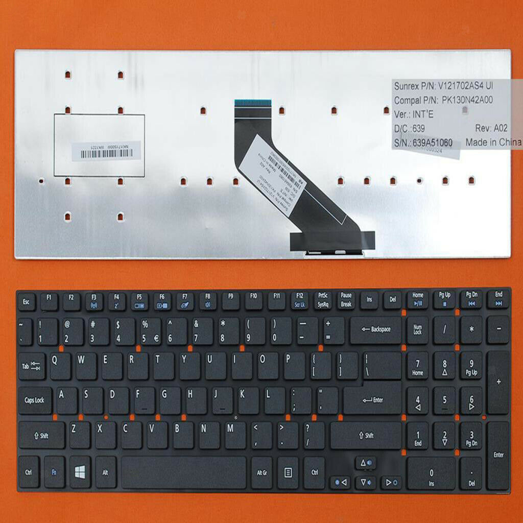 new US Non-Frame Laptop Keyboard for ACER Aspire 5830 5830T 5755G 771G 551G