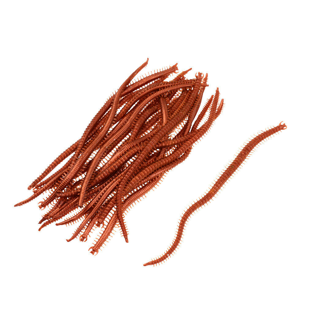 20pcs Bionic Earthworm Fishing Lures Fish Smell Bait