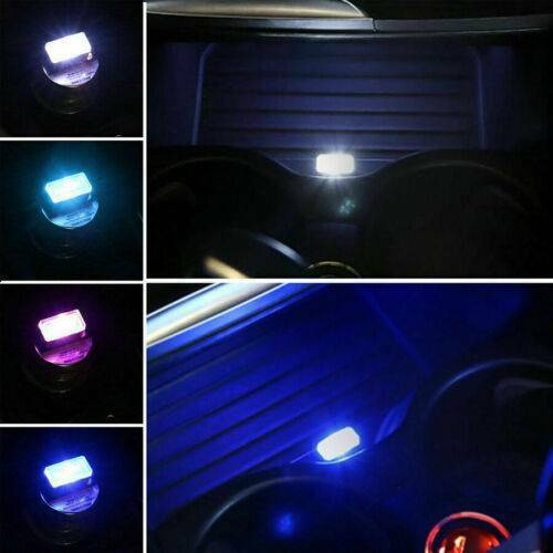 3* Mini Lamp Bulb Accessories USB LED Car Interior Light Neon Atmosphere Ambient
