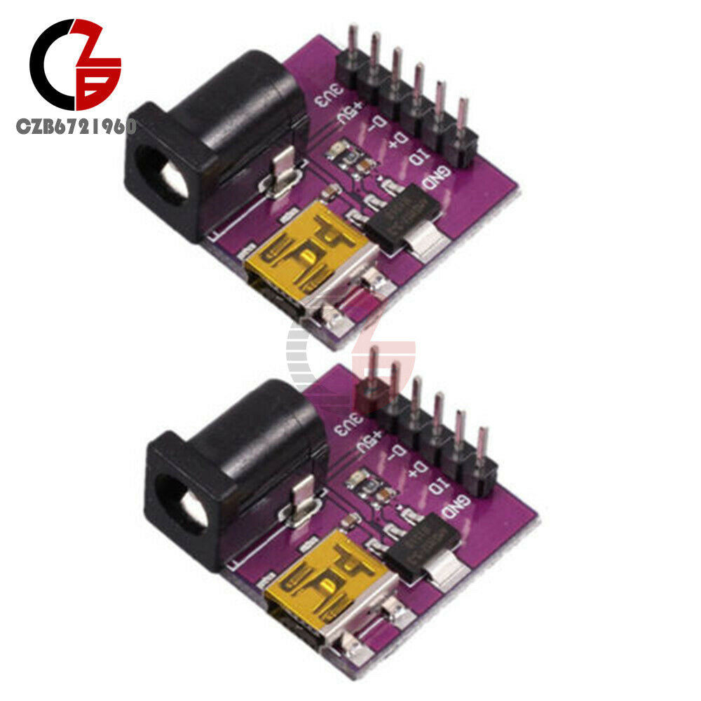 3PCS AMS1117 Power Supply Module Mini USB 5V DC Output 3.3V/5V