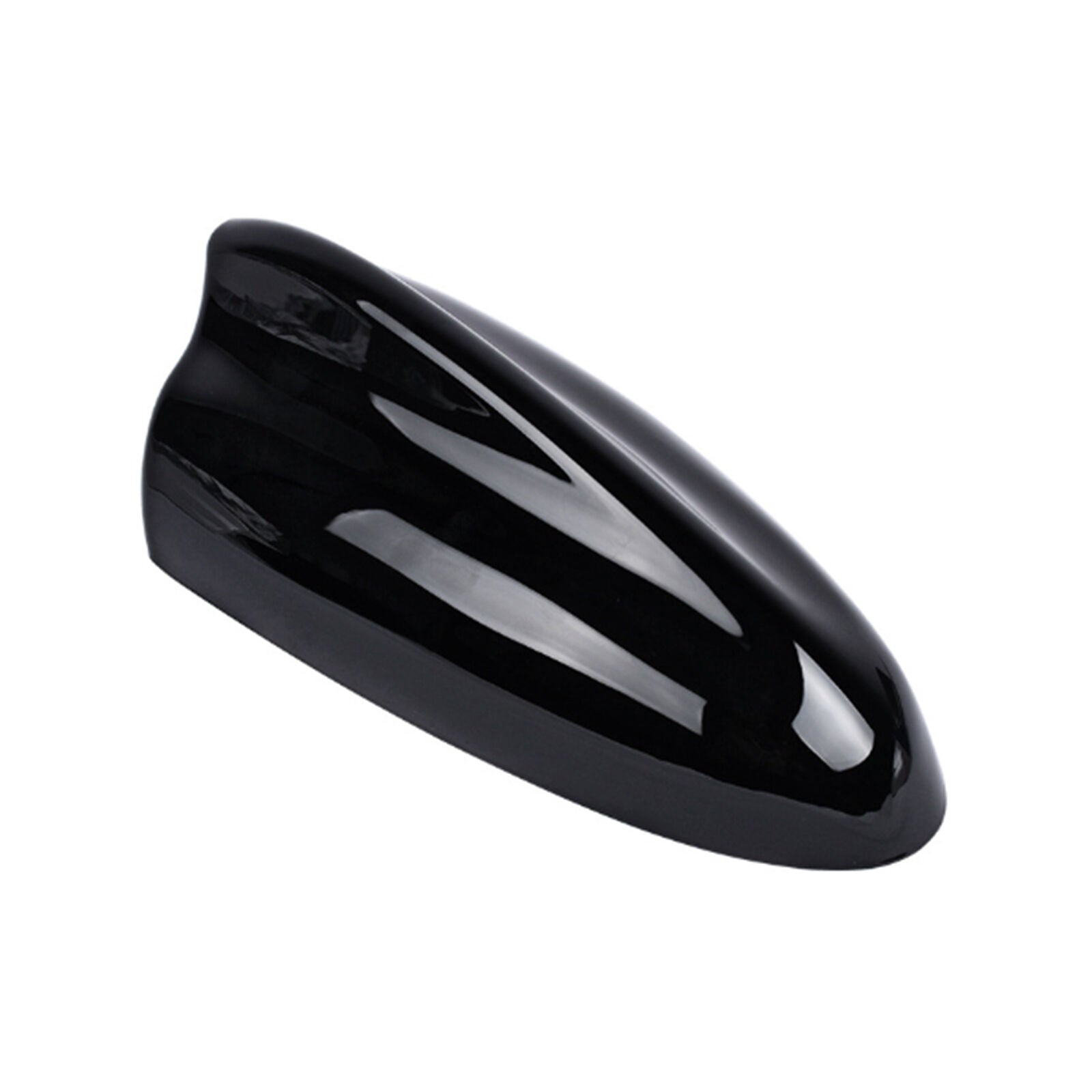 Universal Black Shark Fin Roof Antenna AM/FM Radio Signal Decor Aerial Cover