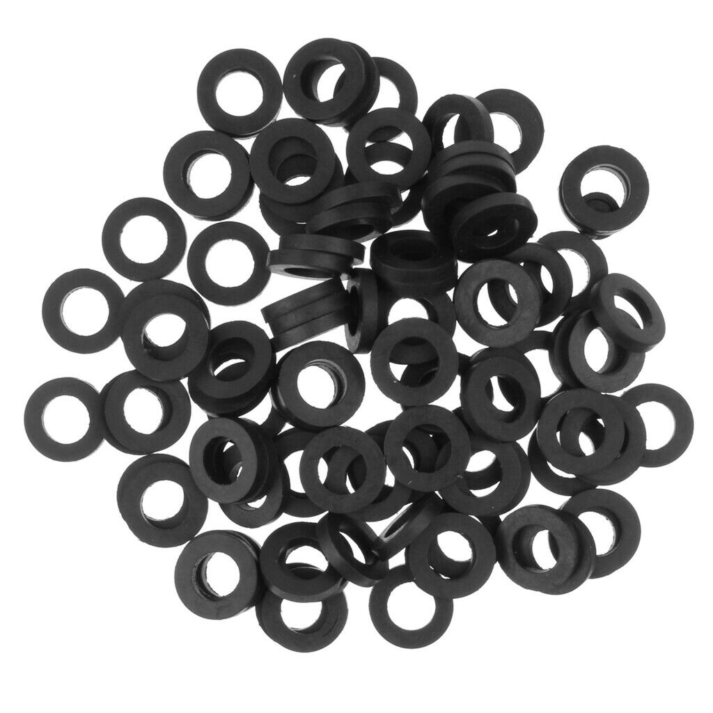 100 pcs. Flat O-ring, seals made of silicone for shower nozzles, 3/4 inch