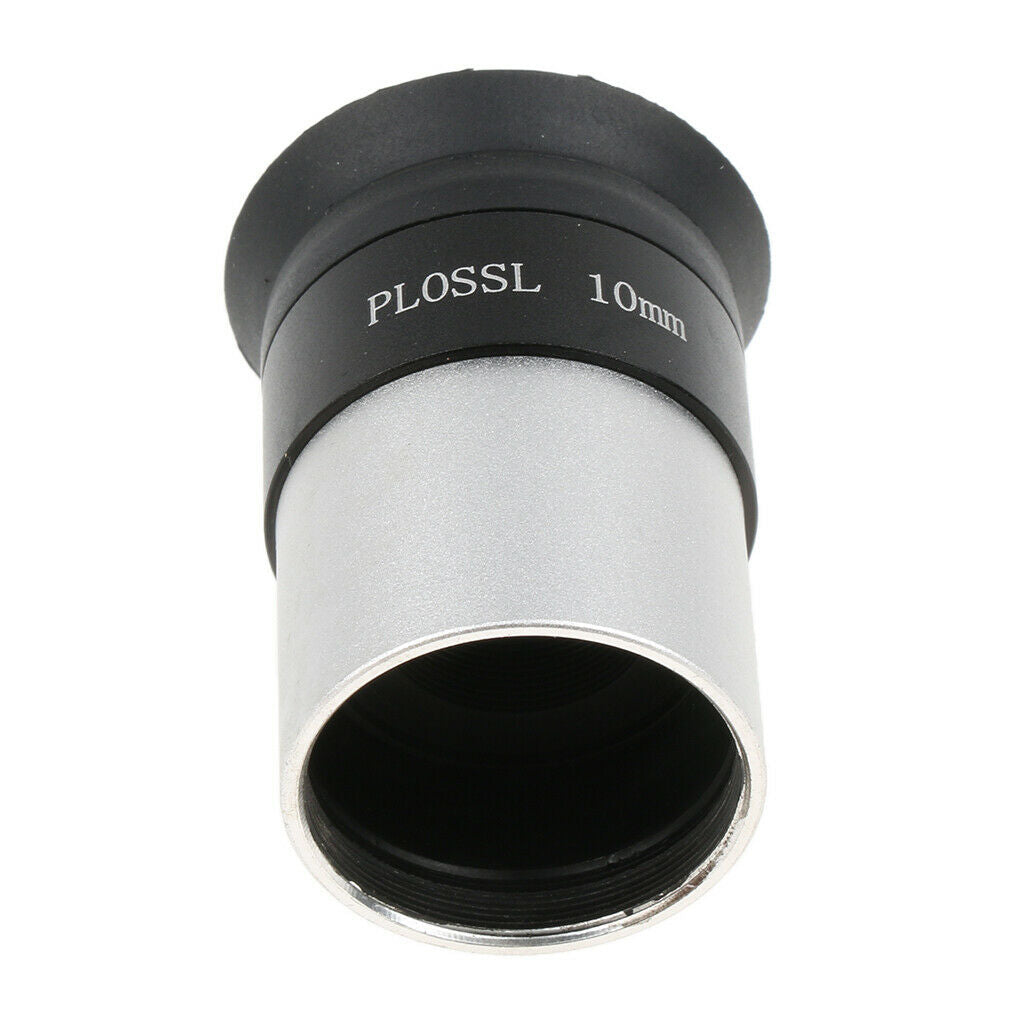 1.25”/31.7mm 10mm Plossl Eyepiece Lens Fully Coated for Astronomy Telescopes