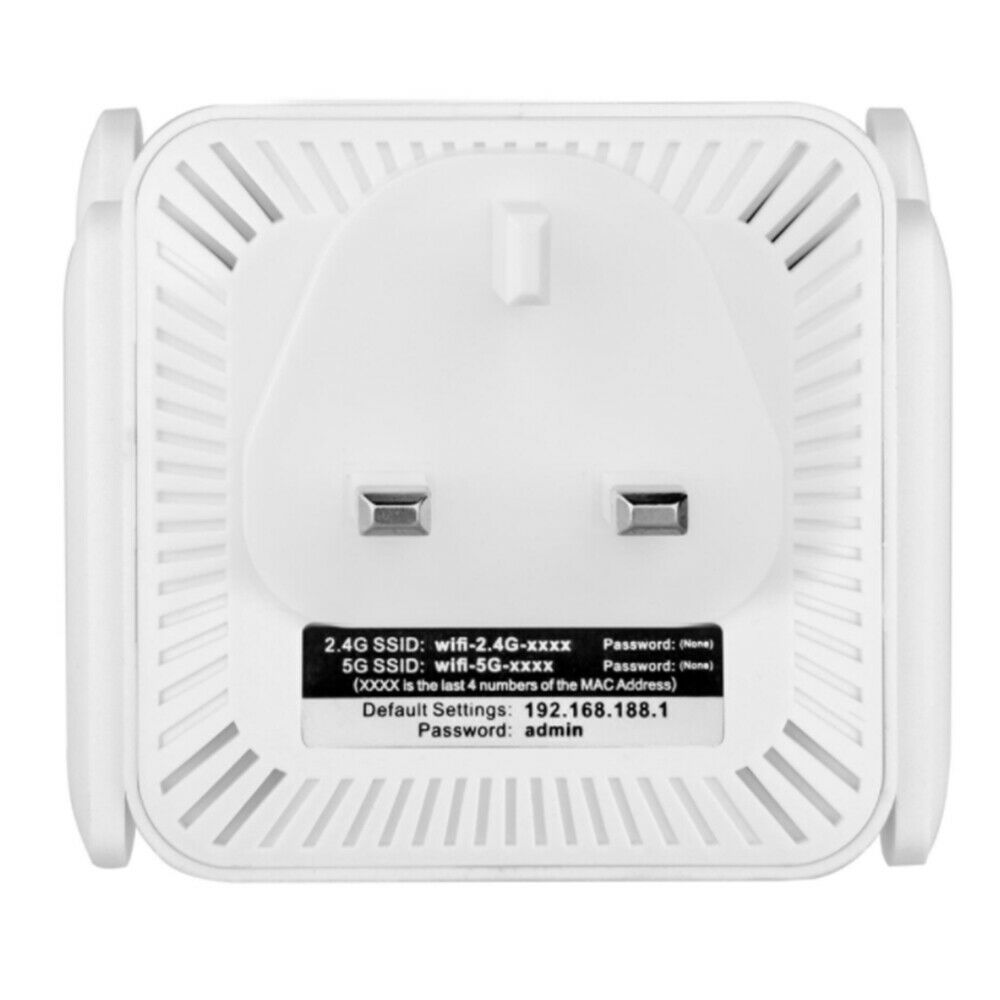 Dual Band WIFI Repeater 2.4G 5G 1200Mbps Router Wireless Range Extender Booster