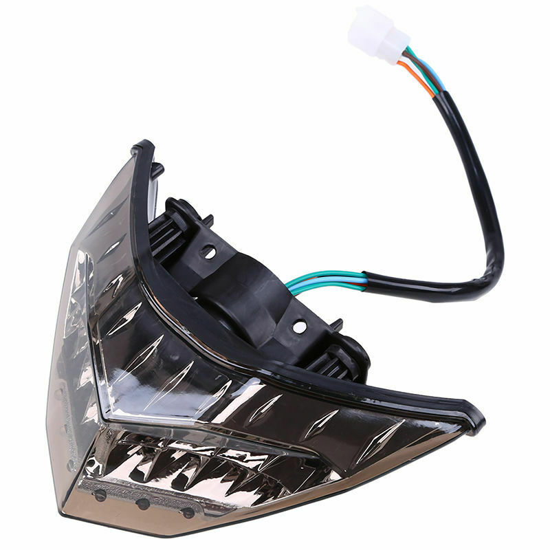 Tail Brake Turn Signal Integrated LED Light for 13-14 Kawasaki Ninja EX300 Smoke