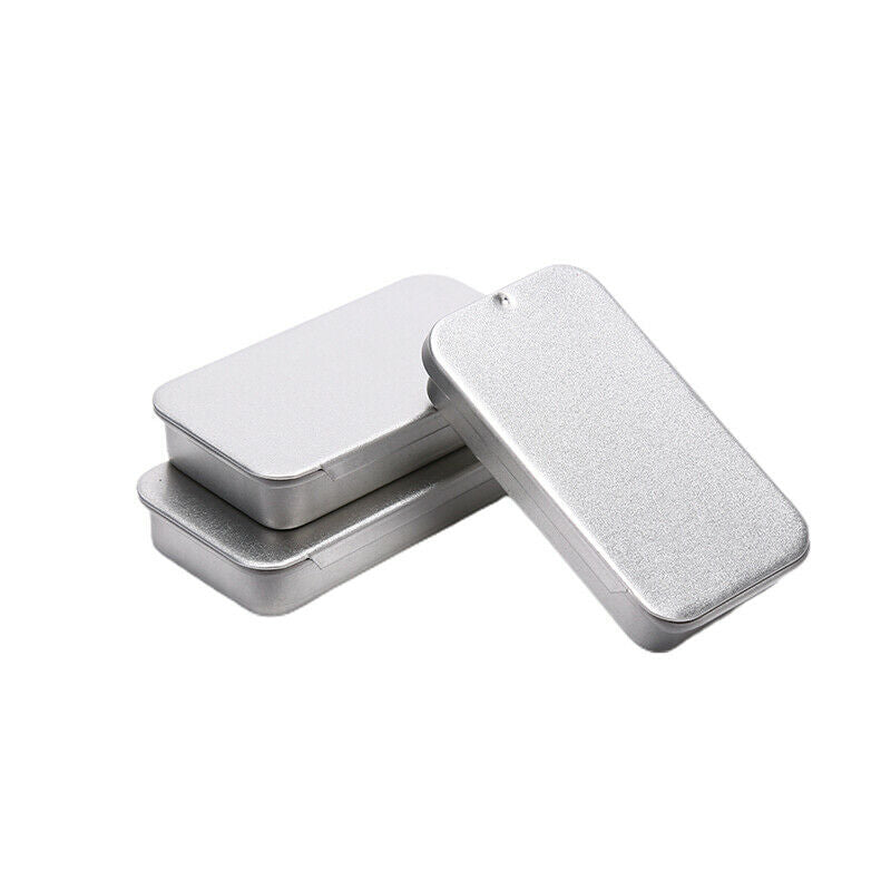 3pcs Iron Box Slide Cover Storage Box Jewelry Pill Cases Tin Boxes Contai.l8