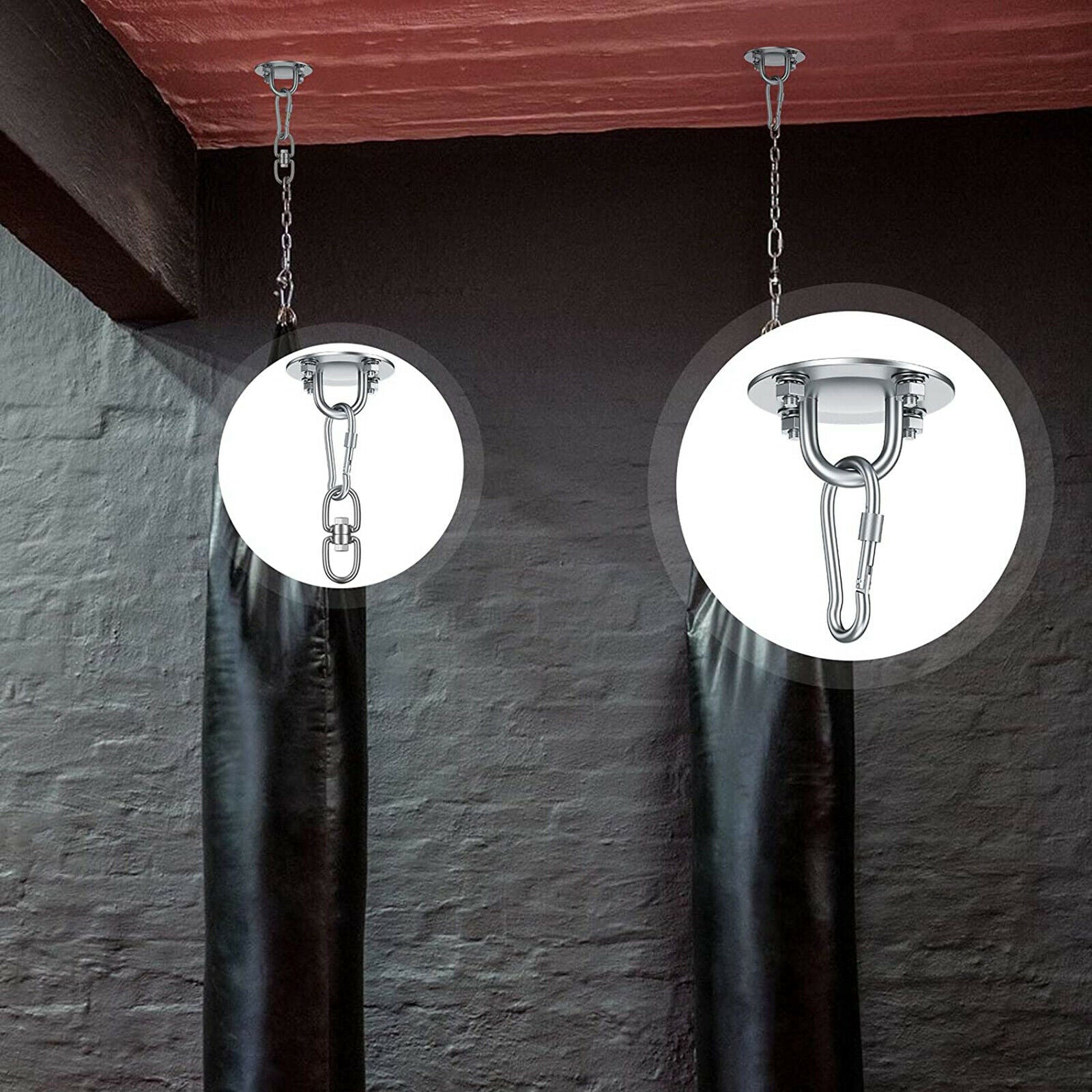 Ceiling Hook Hanging Chair 360 Â° Swing Hook Stainless Steel Ceiling Bracket