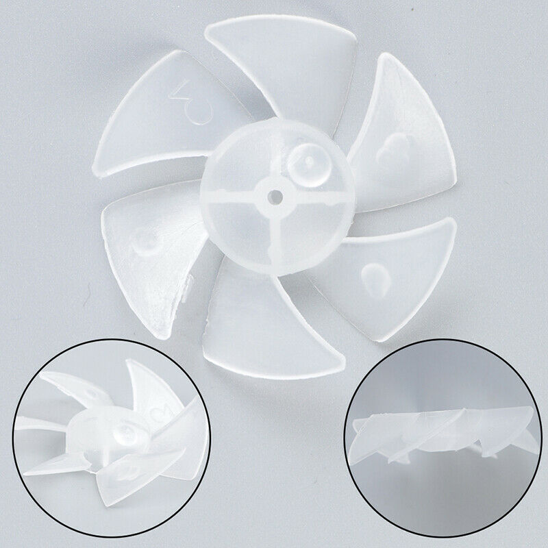 1 Pcs Small Power Mini Plastic Fan Blade 6 Leaves For Hairdryer Moto WF