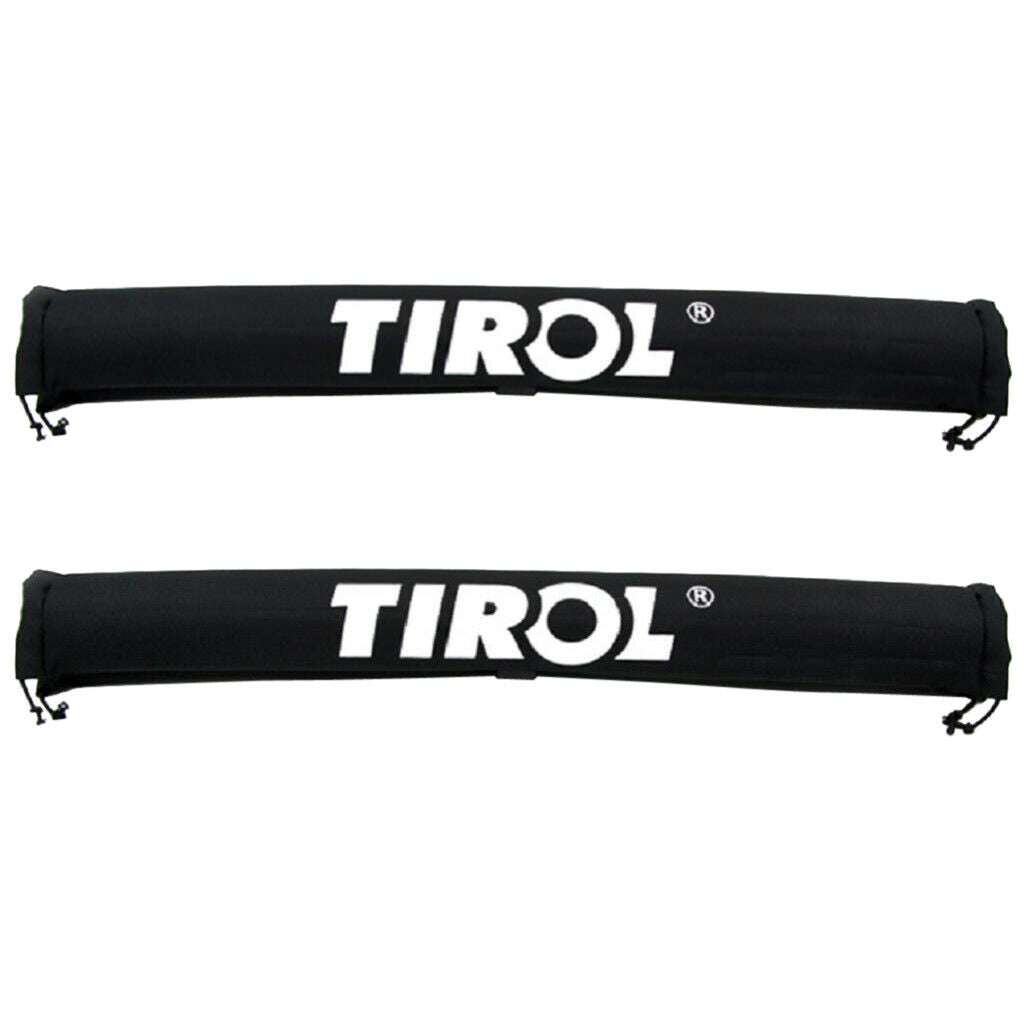 2x Roof Rack Protector Cargo Rack Carrier Cover for Snowboard Racks 59cm
