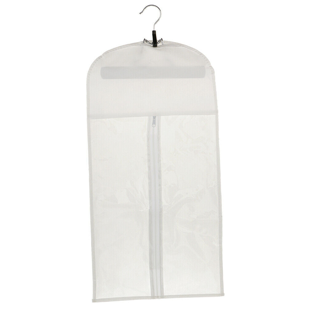 White Hair Extensions Storage Carrier Bag Holder Protector Pouch With Hanger for