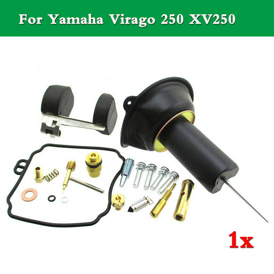 Carburetor Plunger Float Gasket Repair Rebuild Kit For Yamaha Virago 250 XV250
