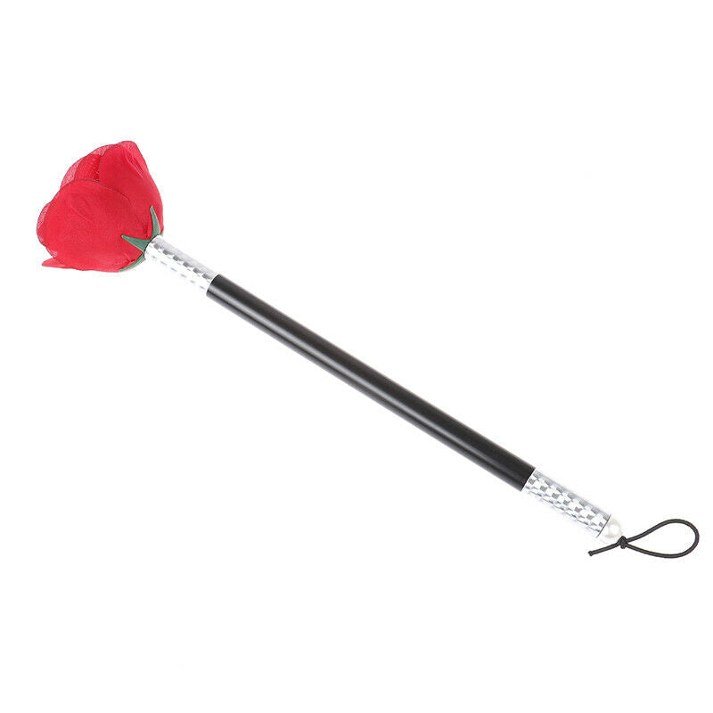 Stick Rose Flower Magic Tricks Flowers Close Up Street Stage Magic Pr JD