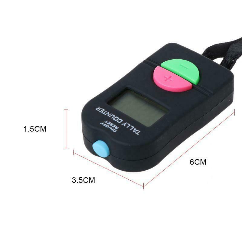 Electronic Counter Work Count Person Flow Point Device Manual Chanting Display