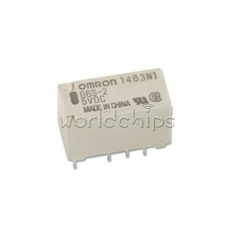 Durable 5V Relay G6S-2-5VDC 178ohm 2A 250VAC/DC220V 8PIN for Omron Relay