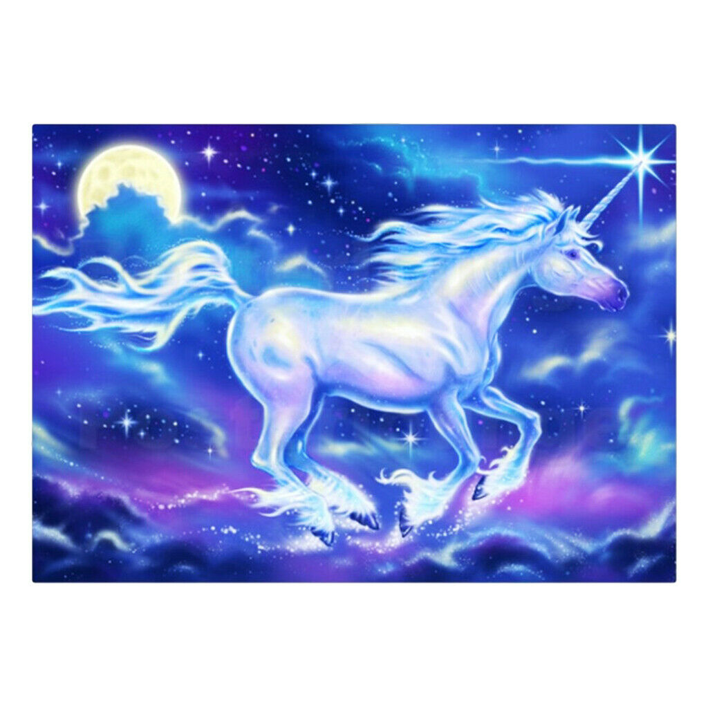5D Diamond Painting Animal Cross Stitch Craft Wall Decor Unicorn 1