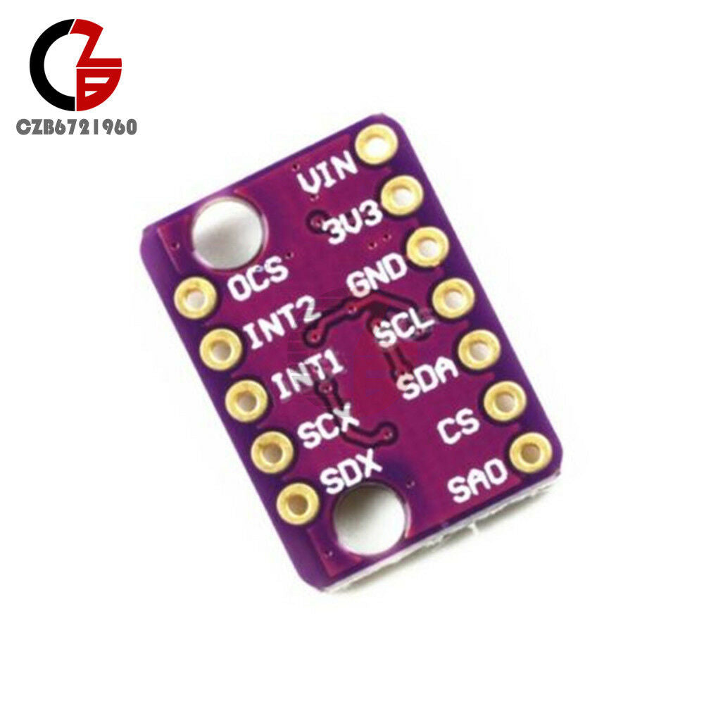 BMI160 6-axis Rate Gyro 6DOF Gravity Accelerometer Sensor Module IIC SPI
