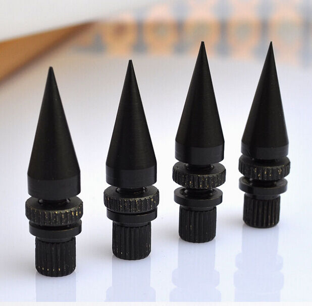 4pcs M6 *36 Speaker spikes Copper Isolation Stand Spike Foot Pad Home Audio part