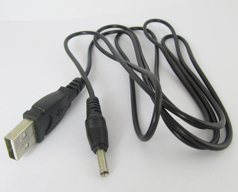 4pcs 1.5M/5ft 5V DC Power Cable USB 2.0 A Male Plug to 1.35 x 3.5mm DC Plug