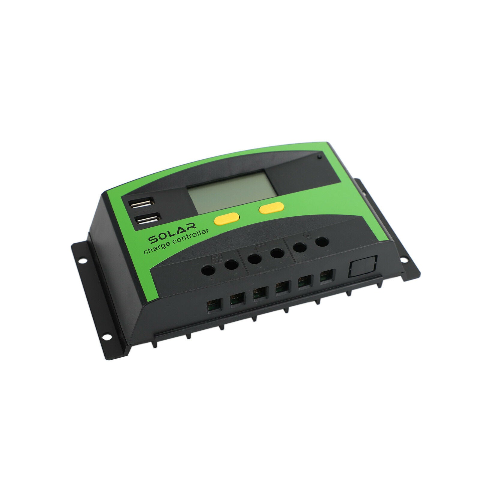 30A PWM AUTO Solar Charge Controller Charger 12V/24V Dual USB with LCD Display