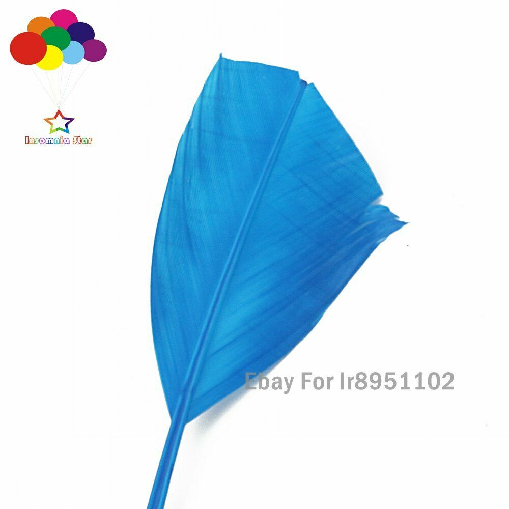 blue lake 100 pcs 28-35cm turkey wing feathers 11-14inch Plume making Carnival