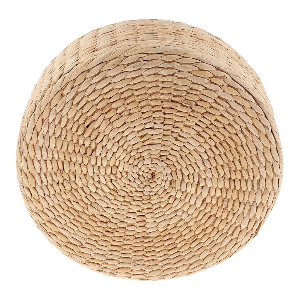 2Pcs 10cm Straw Seat Cushion Tatami Futon Cushion Meditation Yoga Zen Pillow