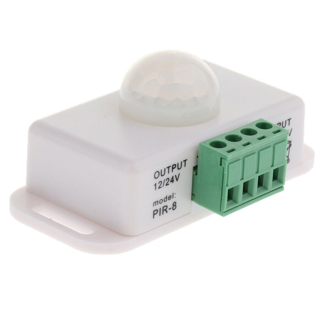 DC 12V 24V PIR Motion Sensor Switch for LED Light Lamps, LED Strip Lights