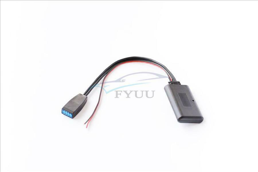 1PCS 10-pin Car Radio Wireless Bluetooth AUX Audio Adapter For BMW E46 3 Series
