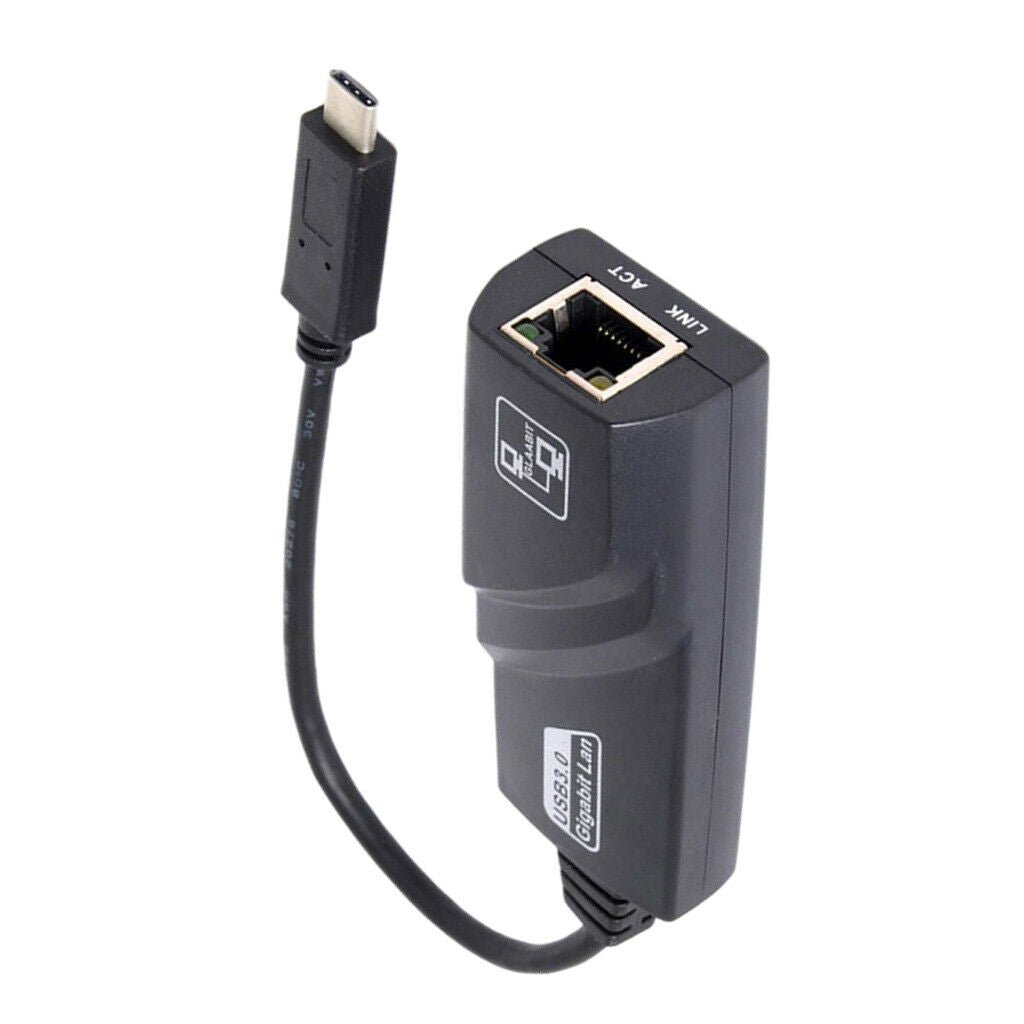 Type C to  Gigabit Ethernet LAN Adapter New for Laptops and netbooks