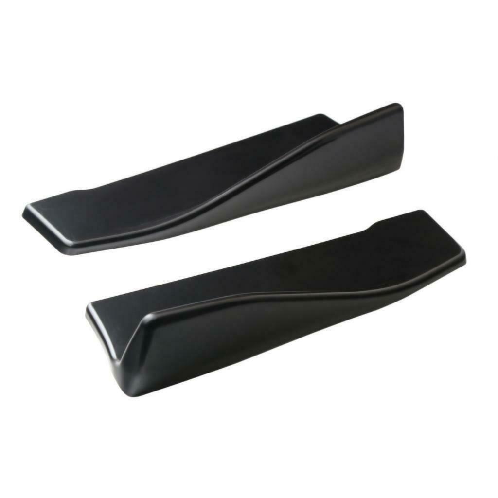 2pcs/pack Anti Scratch PP Car Rear Bumper Lip Diffuser Splitter Chin Spoiler