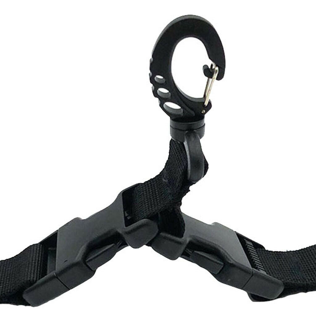 2pcs Backpack Molle Strap, Webbing Belt with Quick Release Buckle, Double Hanger