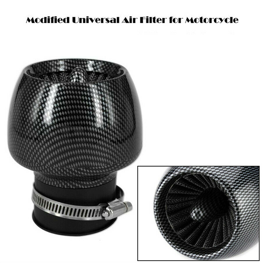 Motorcycle ATV Straight 28mm-48mm Diameter Air Cleaner Intake Filter Mushroom