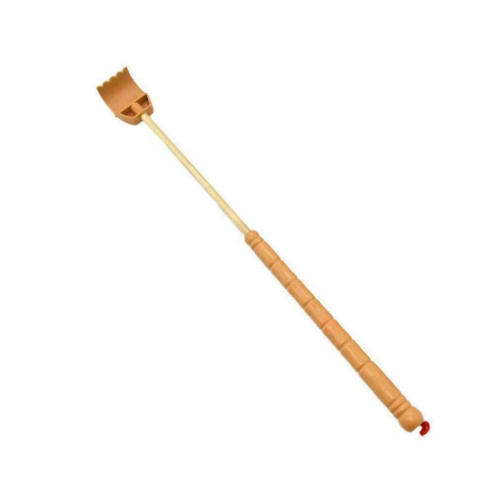 Bamboo Back Scratcher Massage Roll Aid Stick Body Itch Scratching Wooden K4A7
