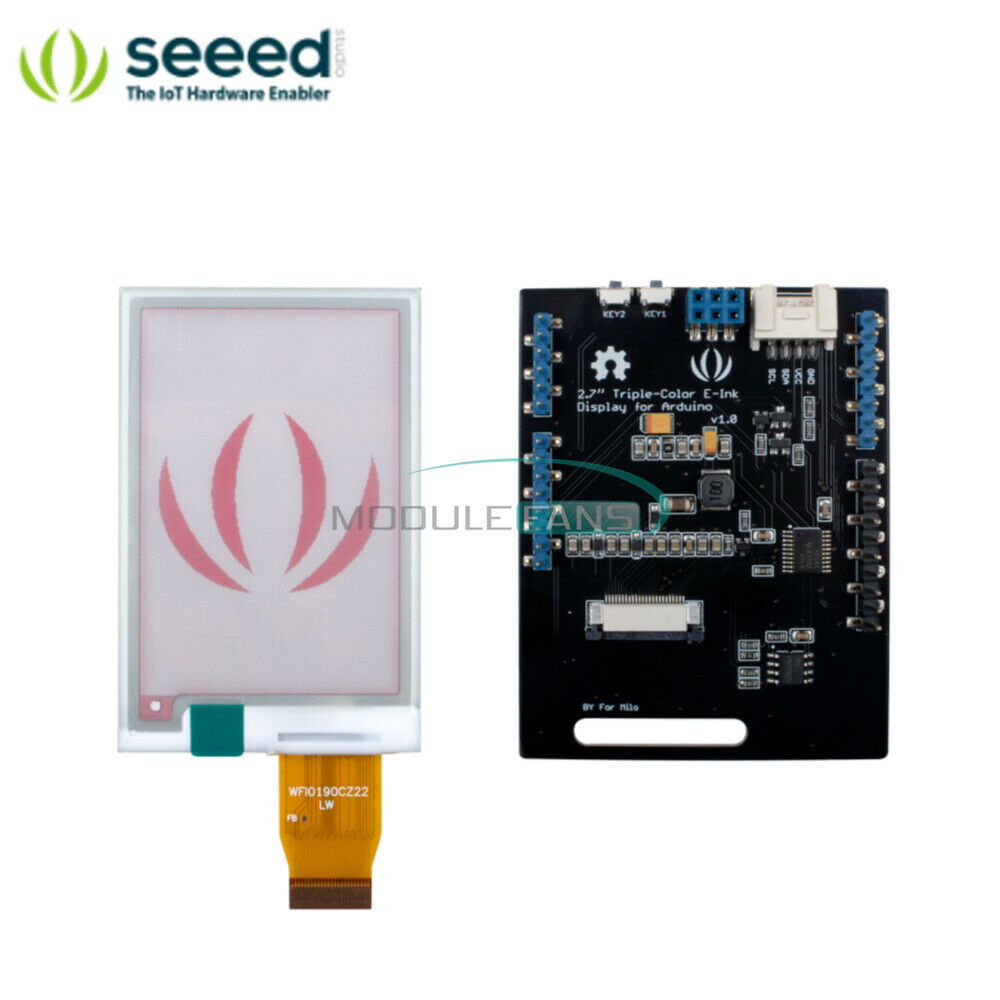 2.7â€ Triple-Color E-Ink Display 264x176 pixel For Arduino E-Ink display 3.3-5V