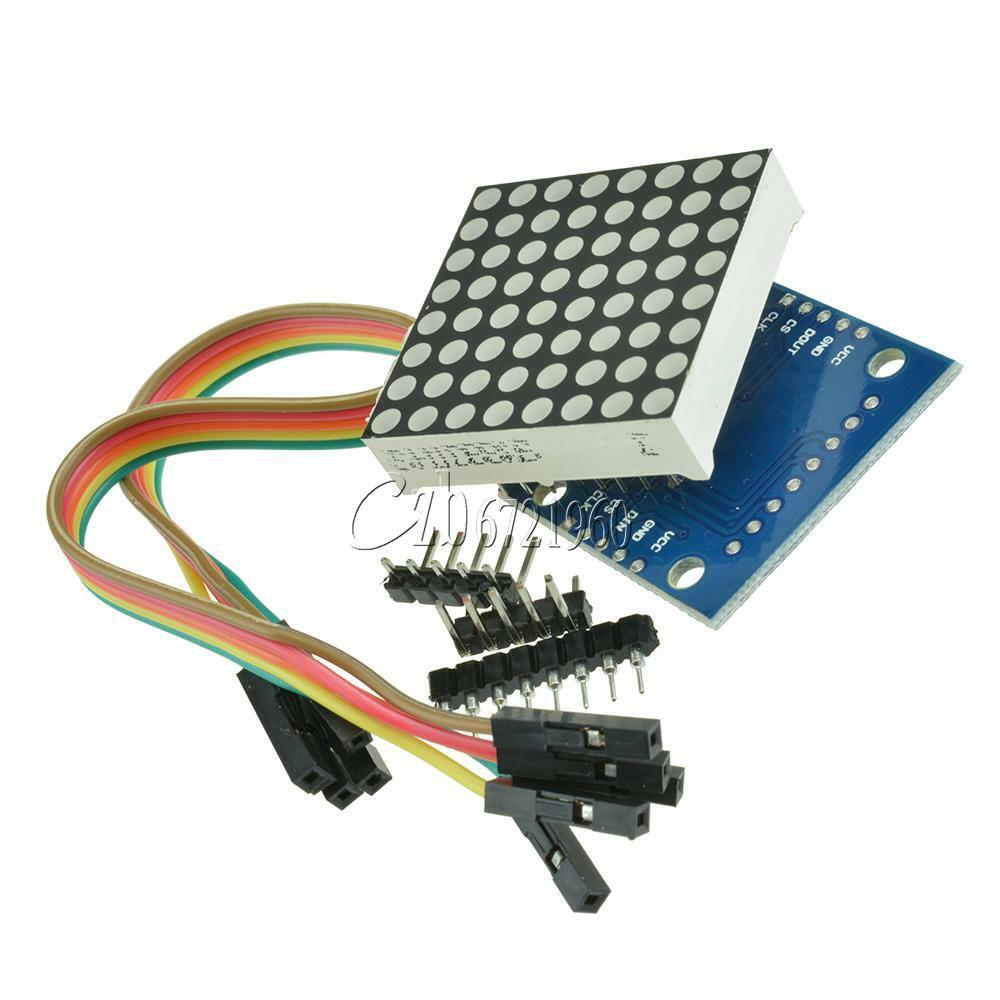 2Pcs MAX7219 Dot Matrix Module Arduino Microcontroller Dislay Module DIY KITS