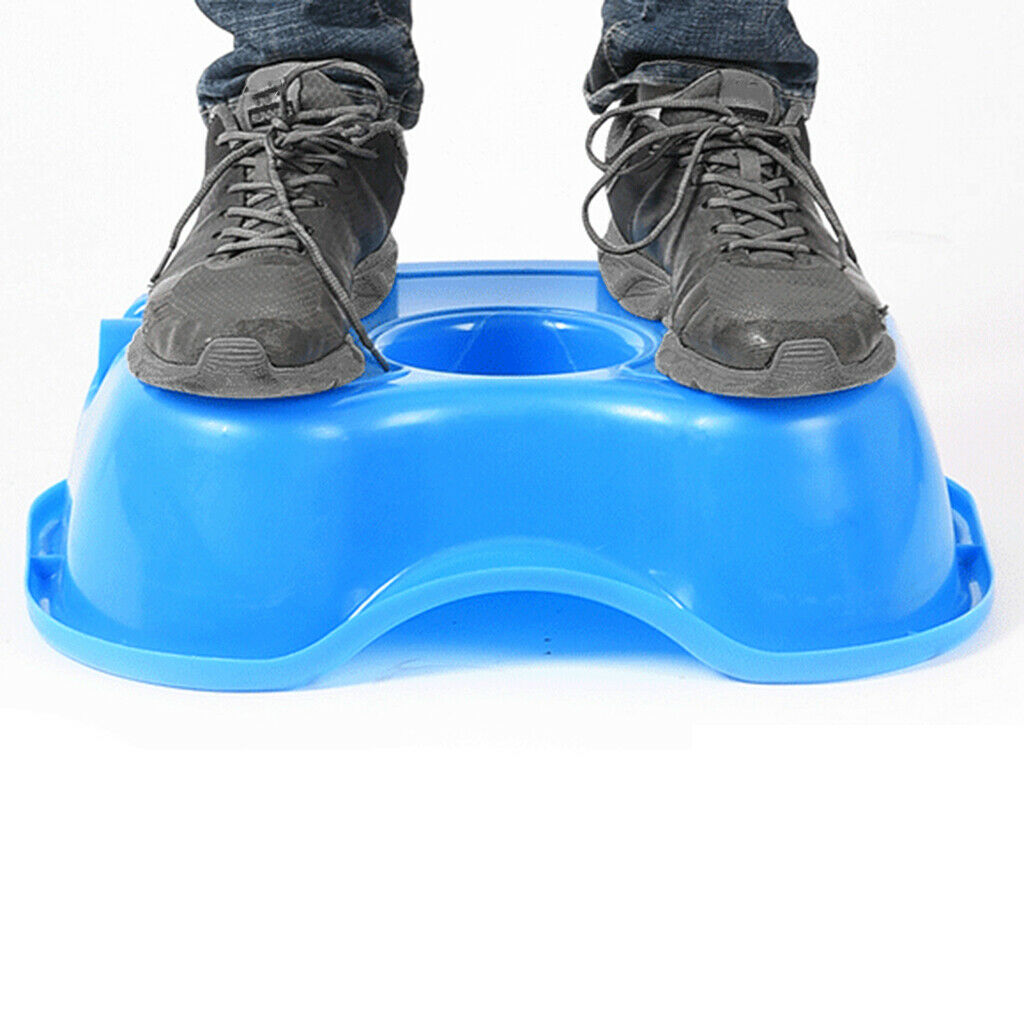 Stable Bed Shampoo Basin Shampoo Tray Mobile Shower for Hair Washing Blue