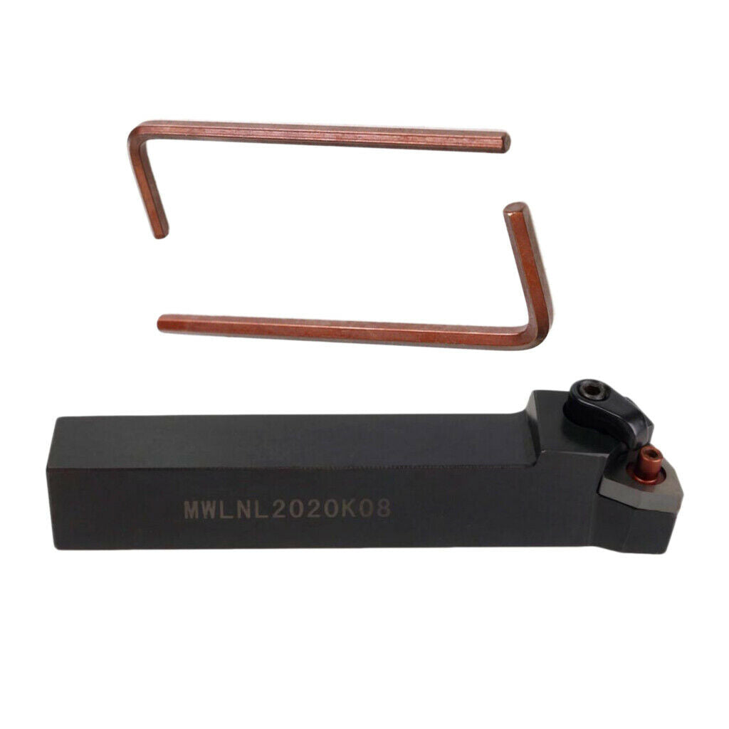 Metal 2020K08 CNC Lathe 95 Deg Turning Milling Tool Holder 125mm w/ Wrench