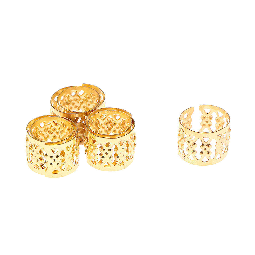 200 Pcs Braiding Rings Dreadlocks Dread Beads Hair Accessories DIY Jewelry .