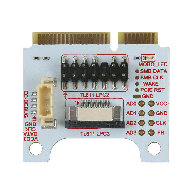 TL611 Pro LPC-DEBUG Test Card + 2 Adapters LPC-Debug Post Card Set