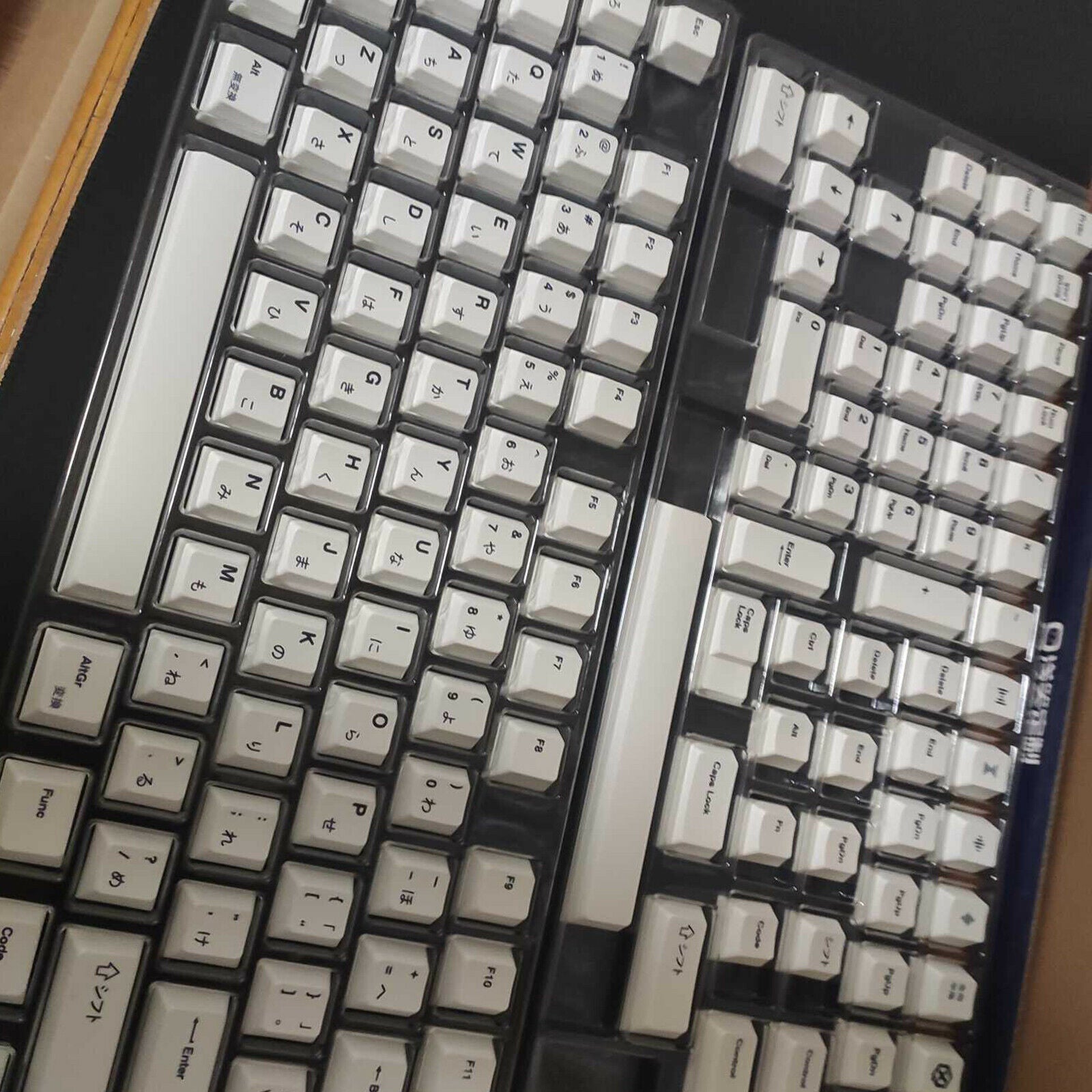 137-key Sublimation Keycap White Color Keycaps for Mechanical Keyboard