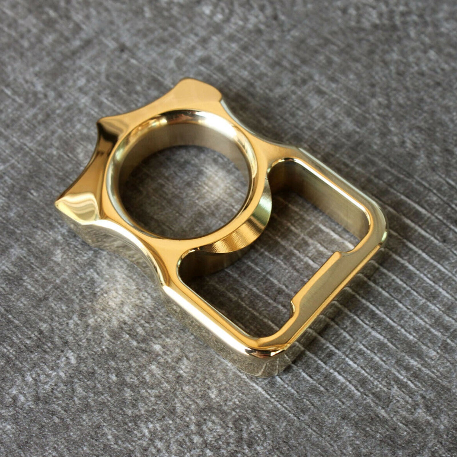Solid Brass EDC Finger Pendant Bead Bottle Opener