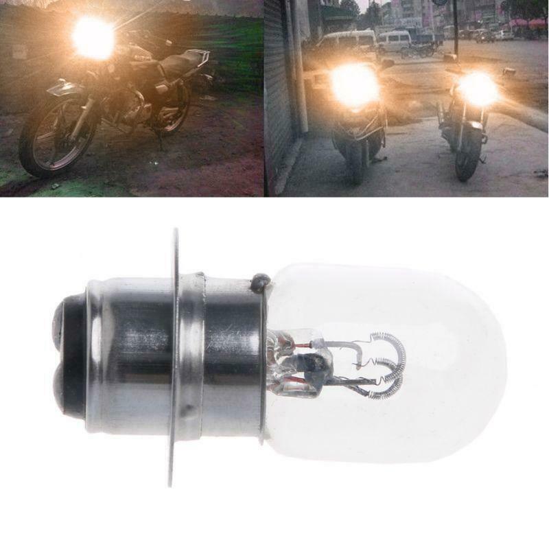 T19 P15D-25-1 DC 12V 35W White Headlight Double Filament Bulb For Motorcycle