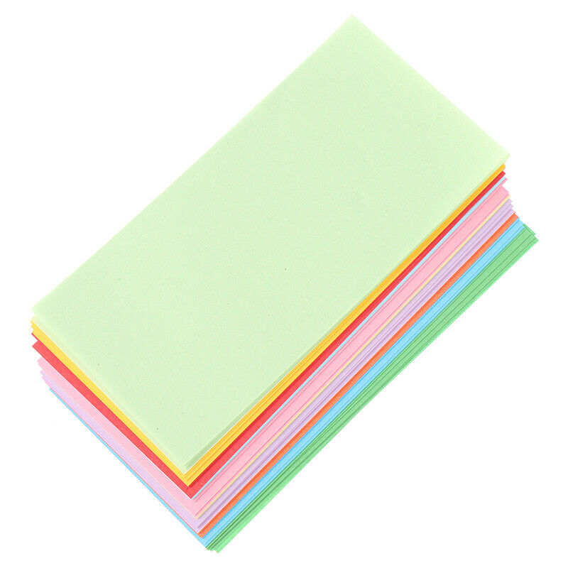 100x Handmade Origami Paper For Kids 10 Colors Double Sides Folding Paper 7* SJ