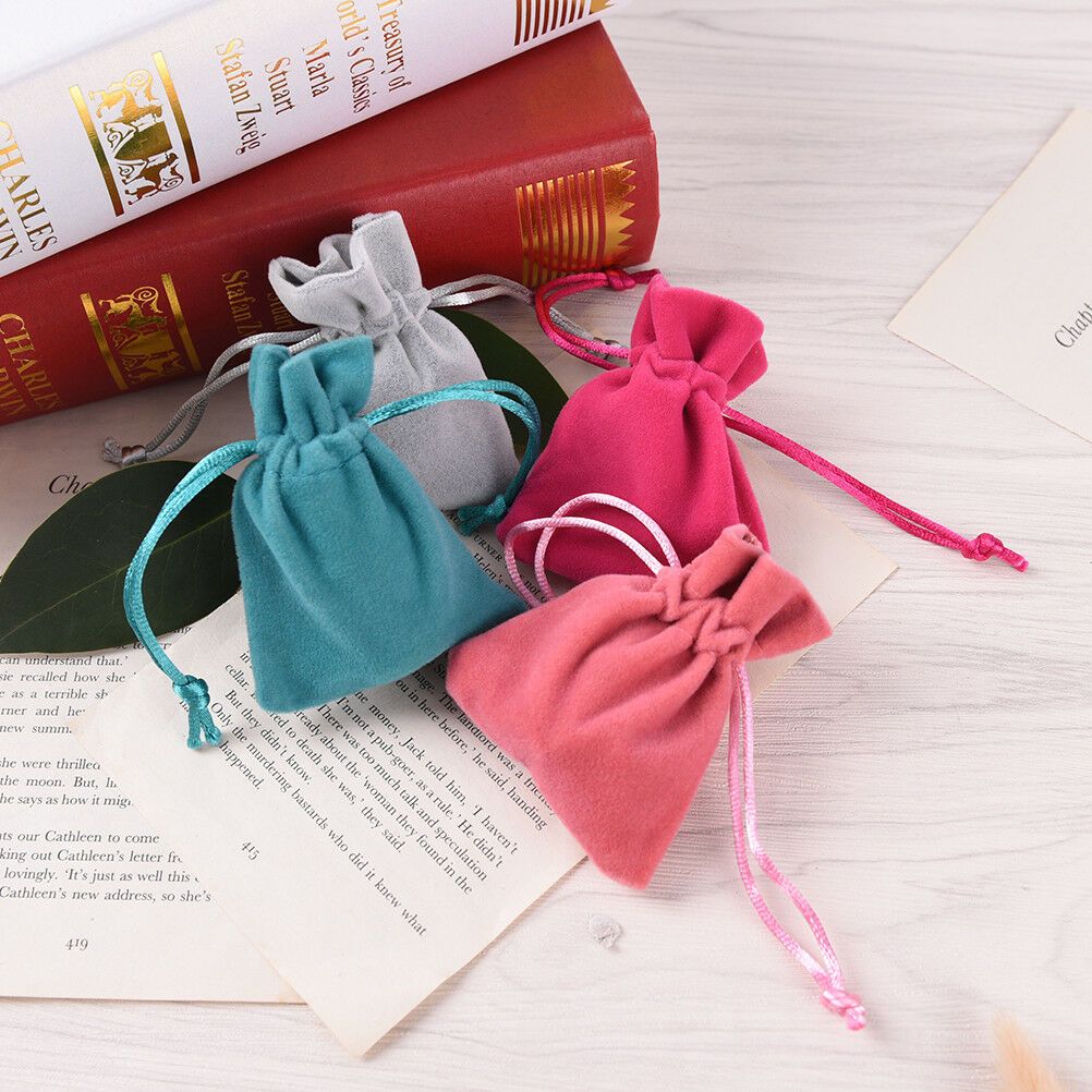 2X7*9 Jewelry Packing Velvet Bag Velvet Drawstring Bag Pouches Gift Game RanY1