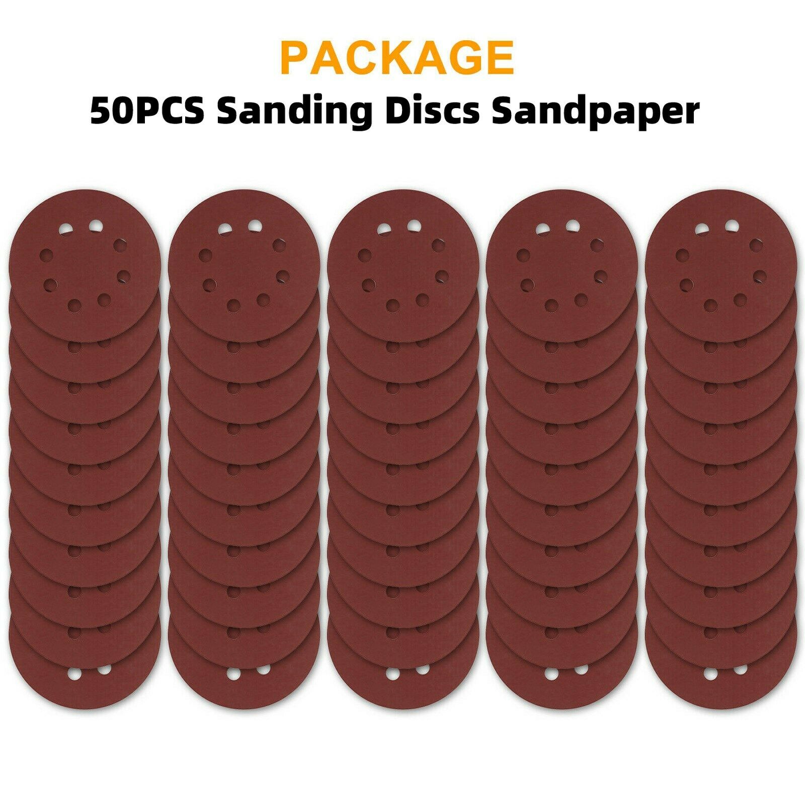800-2000 Grit 50 Mixed Grit Sanding Discs for Orbital Sander 125mm / 5inch BS5