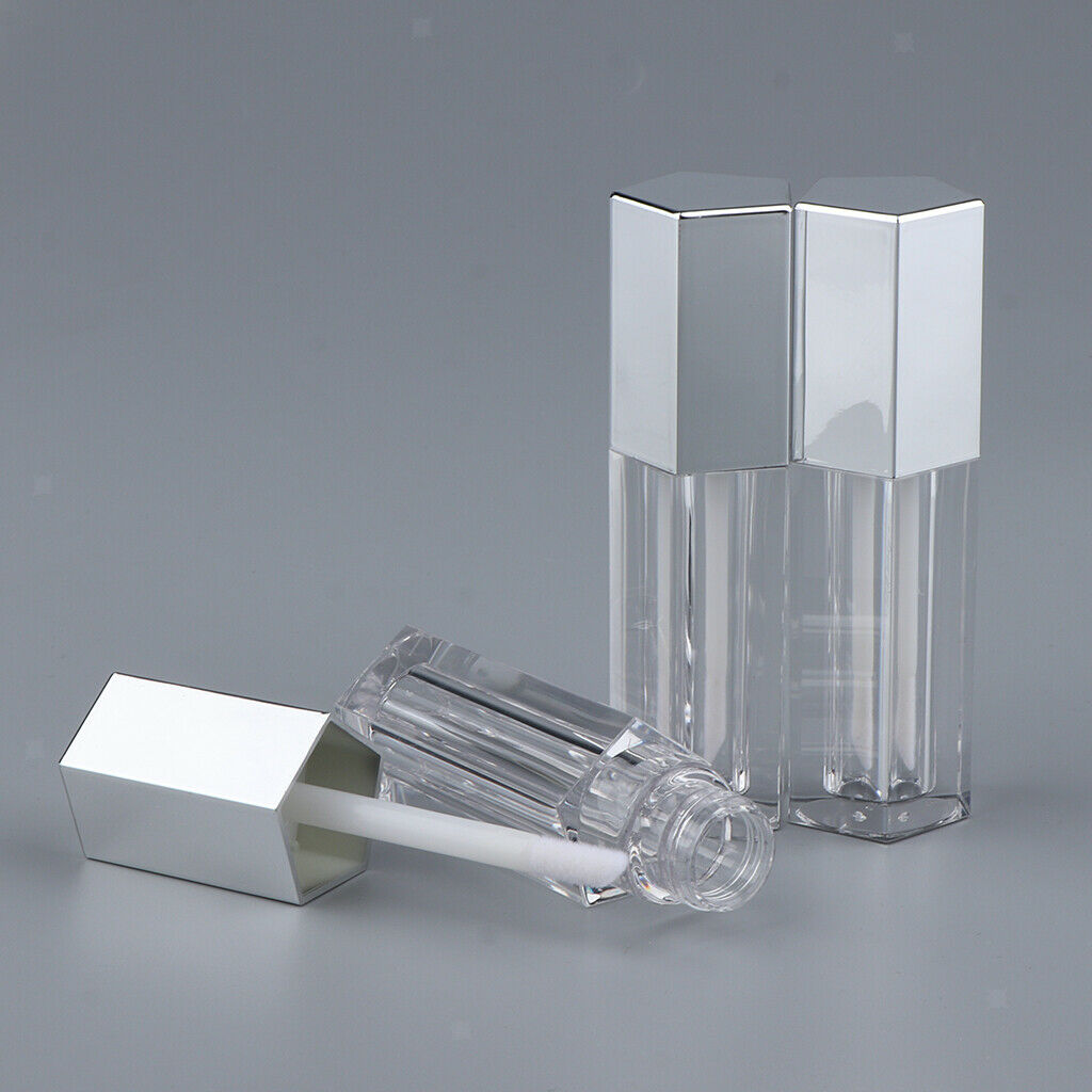6x 5ml Empty Lip Gloss Tube Lip Balm Oil Bottle Cosmetic Lipstick Container