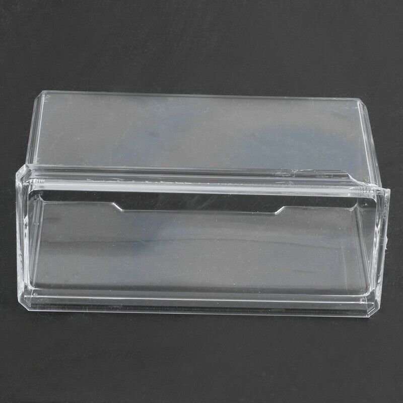 New Clear Desktop Business Card Holder Display Stand Acrylic Plastic Desk ShelK6