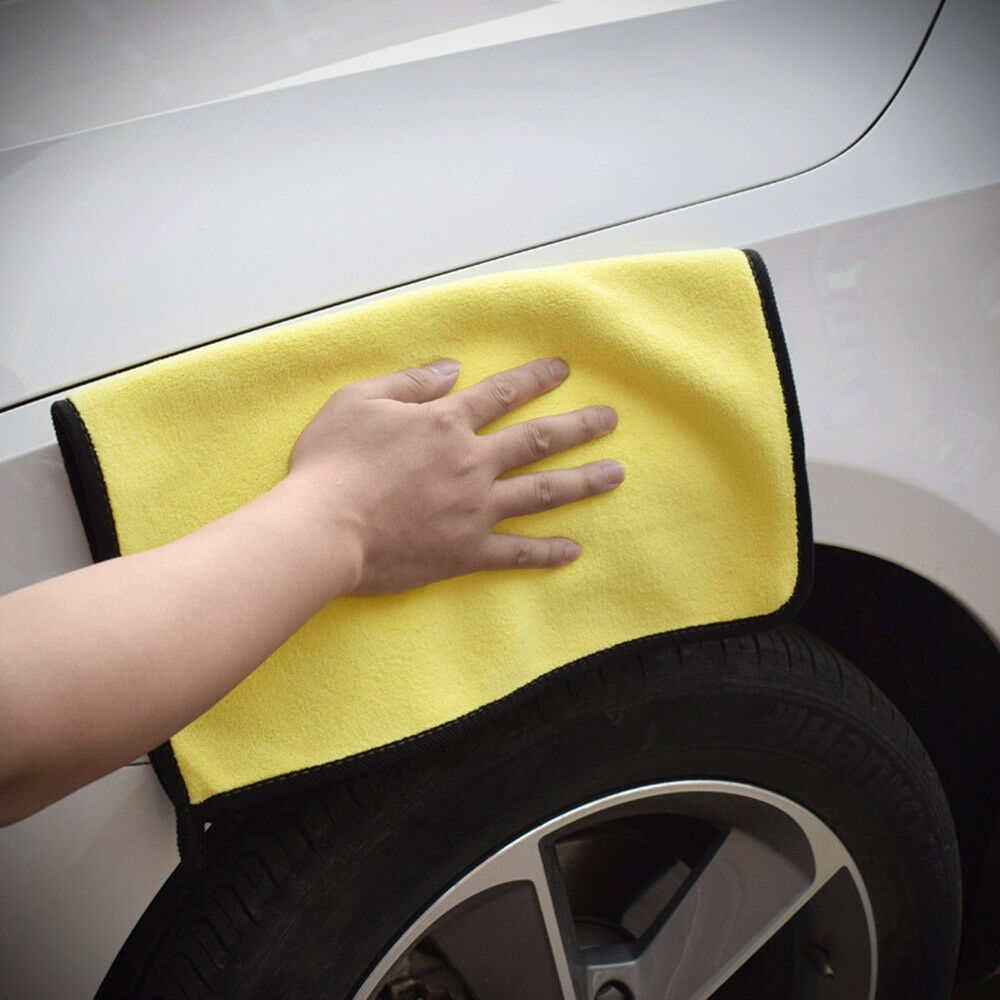 Super Soft Absorbent Car Wash Coral Velvet Towel Cleaning Drying Cloth 30x40cm