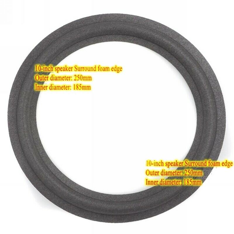 10" 250mm Universal Speaker Woofer Foam Edge Surround Repair Replacement Parts