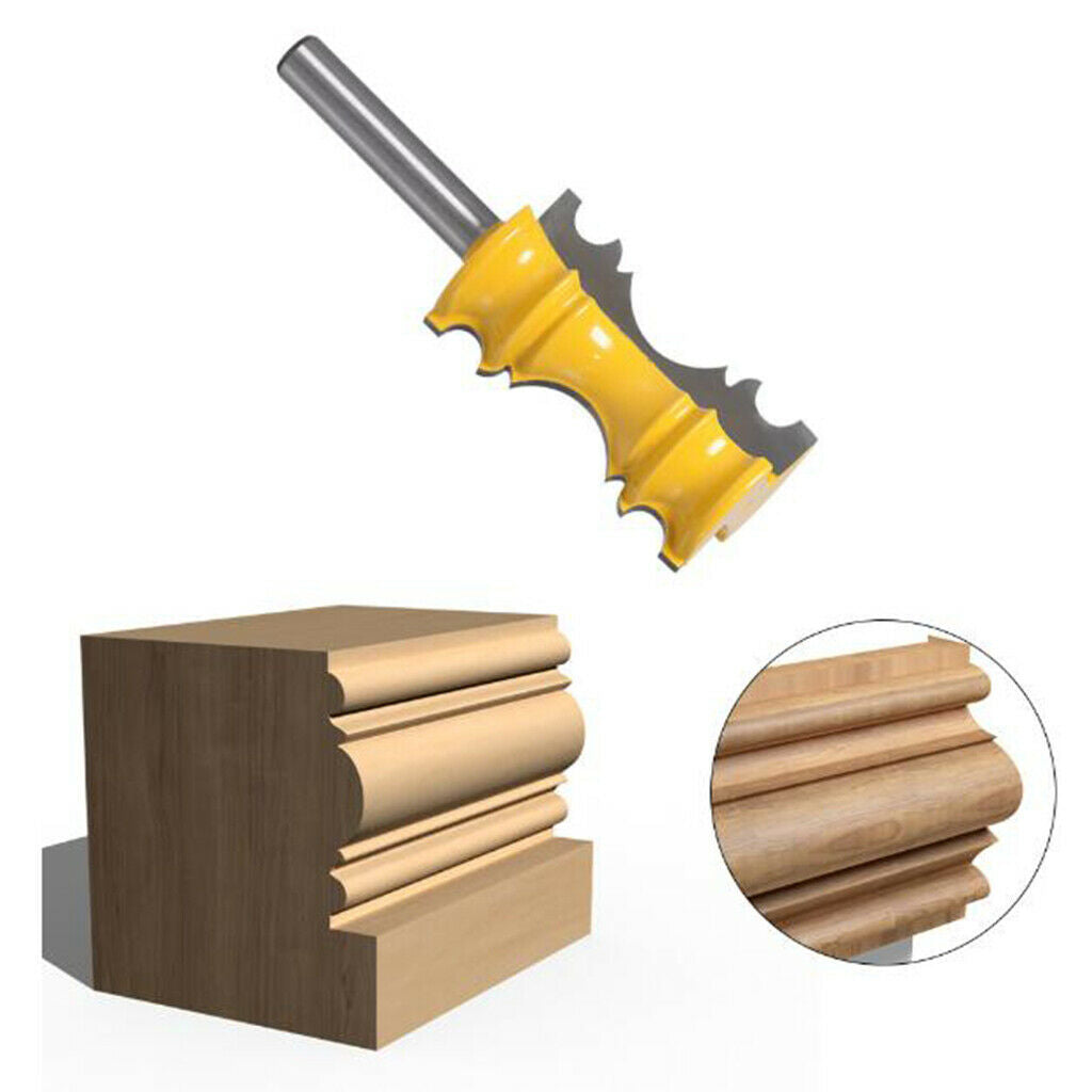 8mm Shank 2'' Cutting Length Trimming Router Bit Woodworking Milling Cutters